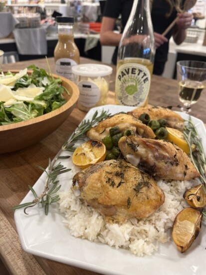 Meyer Lemon Chicken with Olives