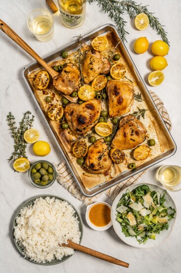 Meyer Lemon Chicken with Olives