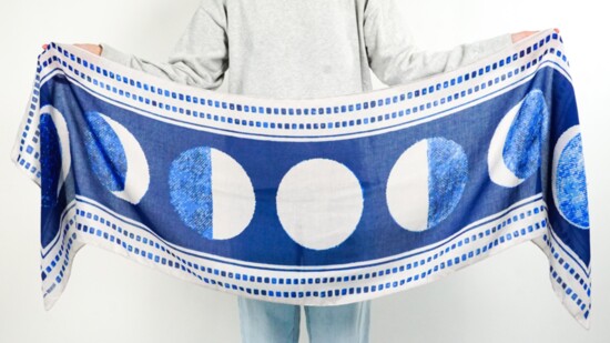 Phases scarf (Inspiration: Learning About Our World, 1932)