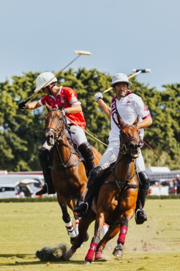 Pilot vs Coca Cola. USPA Gold Cup at the International Polo Club in West Palm Beach