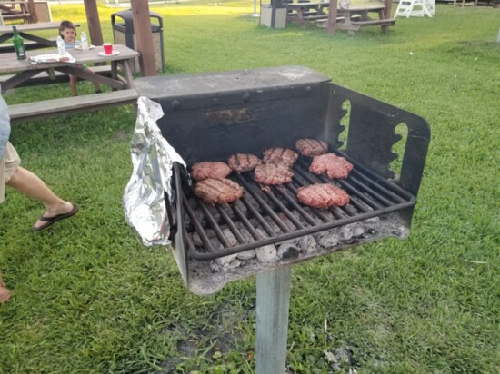 Want to grill burgers outside? You can do that too!