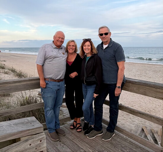 Friends Craig Miller, Debbie Johnston Miller, Cindy Stewart & Chuck Booser