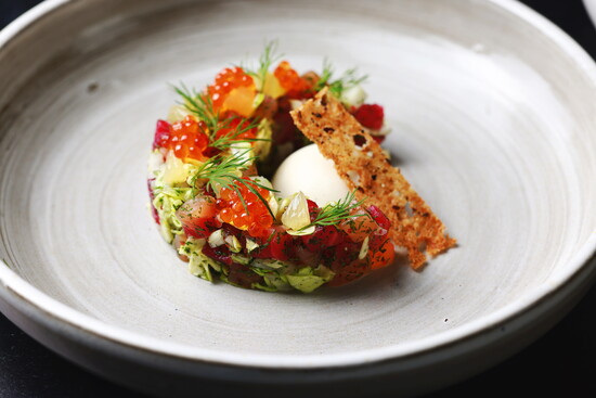 An appetizer at Early Mountain Vineyards. Photo Credit: Early Mountain Vineyards.