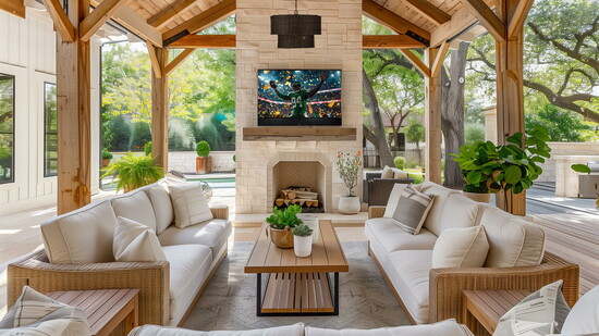 Leah Bolger's pick for outdoor shade and full sun TVs (credit: Séura)