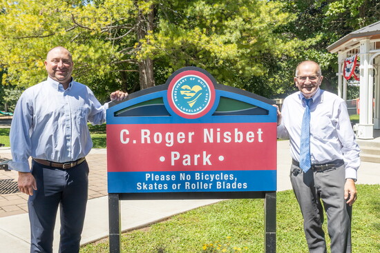 From left to right, Chris Wojnicz and Dave Kennedy