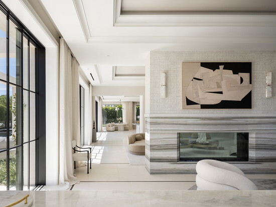 Interiors have been designed to have a sophisticated Park Avenue feel