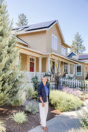 Janelle Lancaster (above) and her husband, Justin, are founders and co-owners of Bend-based National Solar. 