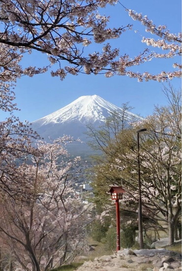 Mount Fuji in Yamanashi Prefecture