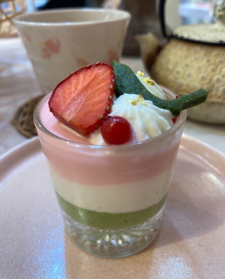 Sakura Tea Afternoon at Haute Couture Café, Tokyo