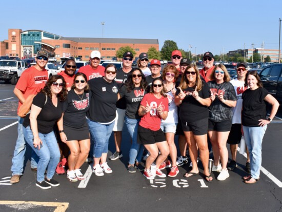 Lakota West football fans bring the school spirit.