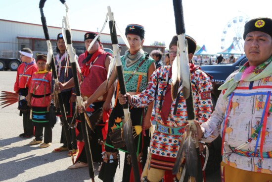 The Apache Blackfoot Society will present “Indian Ceremony Under the Tent” from 1- 4 p.m. on Sunday, the last day of the four-day fair.