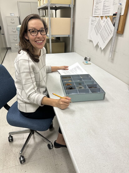 Jeanne-Marie Roberts, archivist for Roswell Historical Society