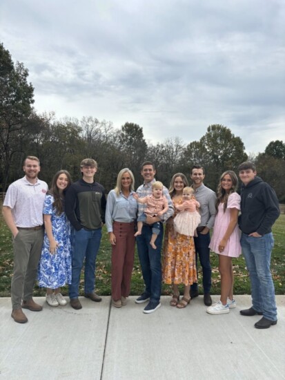 Doctor Matt McEvoy, his wife Amy, and their family