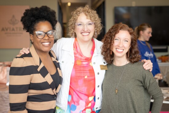 Aviatra team: Kourtney Terry, Jill Morenz + Jasmine Hughes. Photo by Jennifer Lynn Pictures.