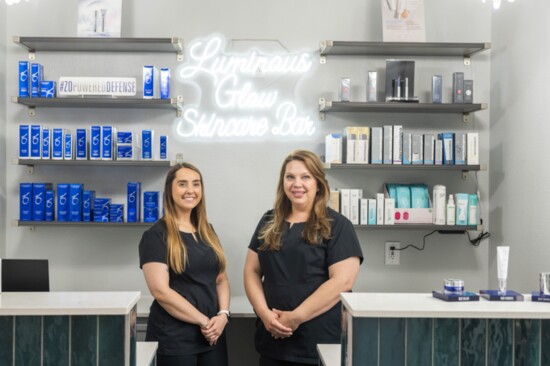 Jennifer Buck and Hayley Gaston offer a wide arrange of skin solutions at Luminous Glow Med Spa.