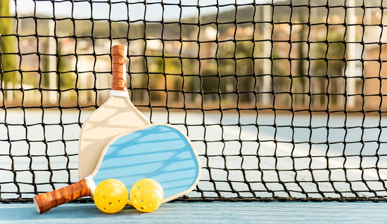 Pickleball is especially popular with the 50 plus crowd.