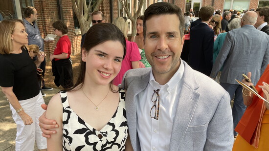 RJ Jacobs and his daughter, Harper.