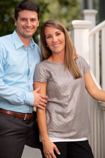 Brian and his wife, Michelle. Photo: Christopher Collins Photography