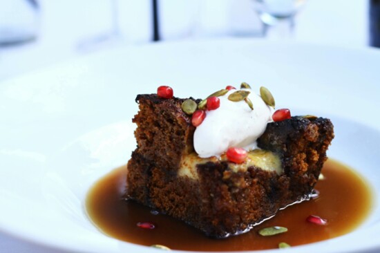 Pumpkin Bread Pudding at The Mission