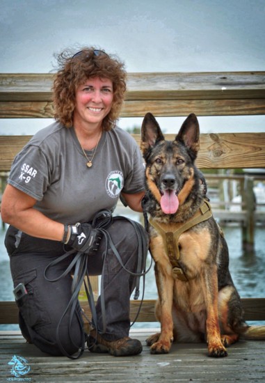 Tami Treadway and Pasha of Sarasota K9 Search & Rescue