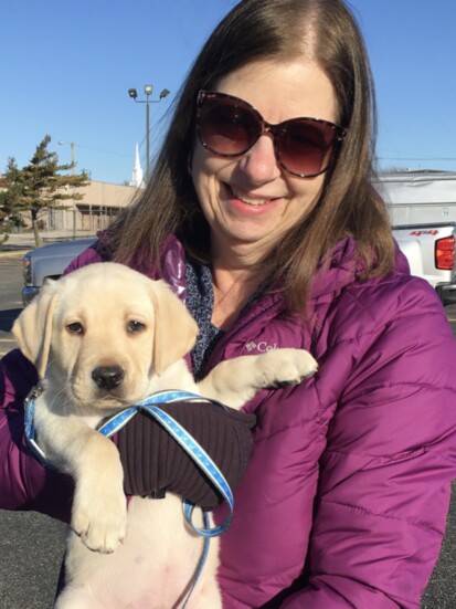 Casper as a puppy.