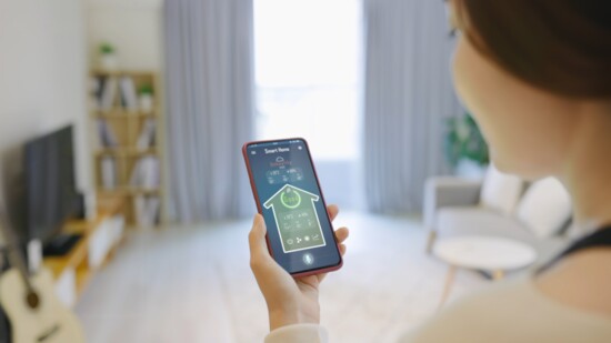 Smartphones can be used to set and monitor home air purifier systems.