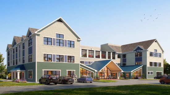 Rendering of new Beth-El Center courtesy Paul B. Bailey, Architect 