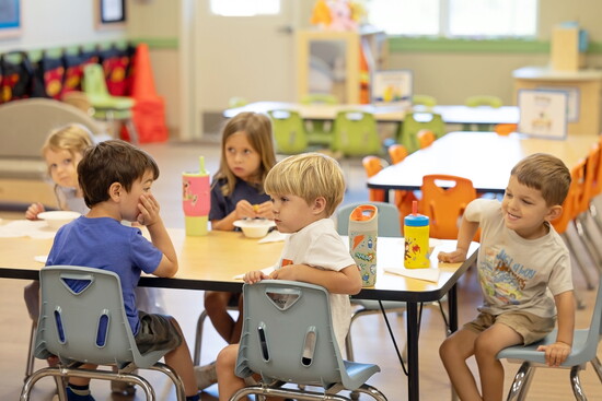 Children at the Primrose School of Forest Hill. Photo Credit: Kerry Paradis Photography