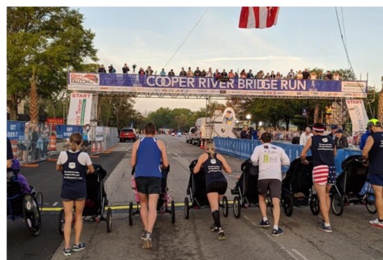Racers for Pacers at the Bridge Run