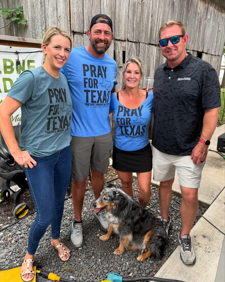 Kimberly Blohm (Greater Boerne C of C), Jeremy Affeldt (Free Roam Brewing), Candace Affeldt (Gunpowder & Cabernet), Matt Mattingly (Signarama San Antonio NW)