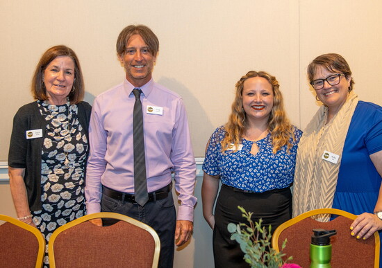 Staff of Second Harvest Food Bank of East Tennessee in attendance: Joyce Zirkle, Greg LaRose, Bailyn Brink, and Shelley Ellis
