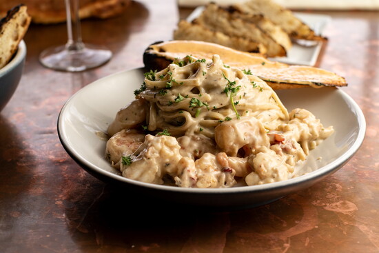 Shrimp Pasta (Photo By: Jackie Tran)