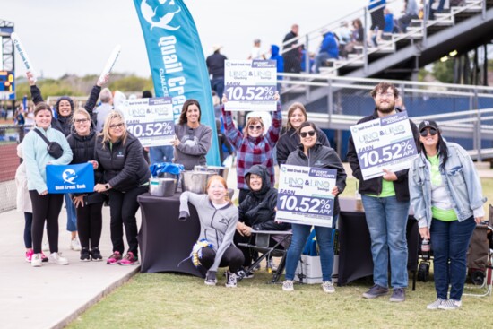 Bank employees enjoy supporting area schools through financial literacy programs and sports.