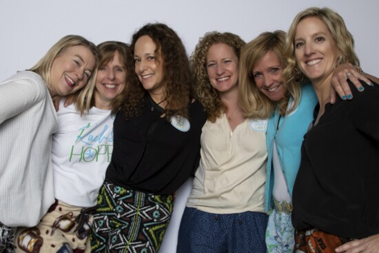 Lisa Doran (center) with friends.