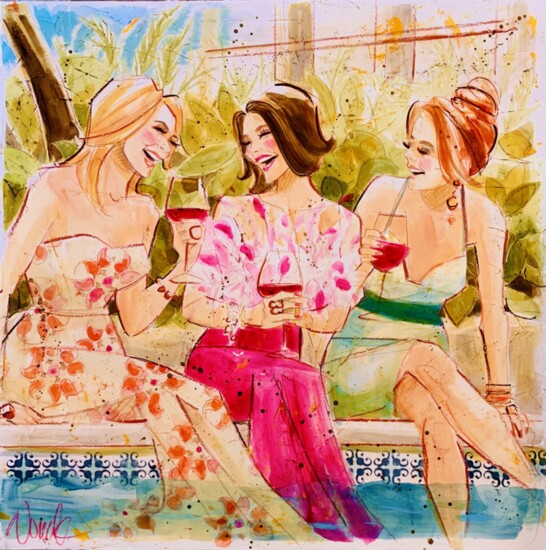 Aptly themed: Women in Wine, by Kathy Womack.
