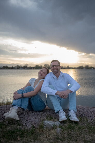 Andy Slaughter with his daughter Rebekah