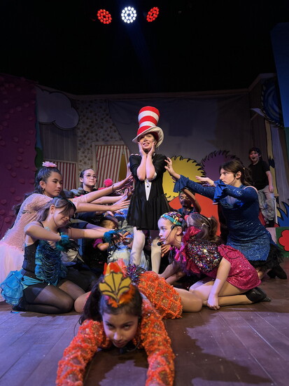 Young performers bring the whimsical world of Seussical to life with color, imagination and heart.