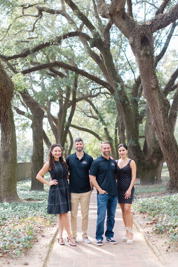 Jenny Harris, Justin Pitts, Tyler Stuart and Carolina Stuart