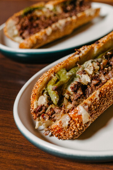 Matū Kai's famous Philly cheesesteak