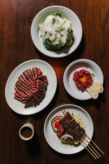 The ribeye dinner