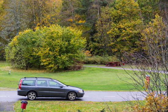 Vehicle in a park.