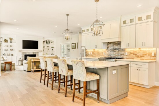The kitchen of a home recently listed with Dawn Gagliardi recently 