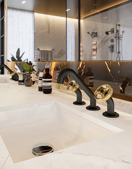 It's often the small touches, like that of the perfect faucet, that take a design from ordinary to extraordinary. 