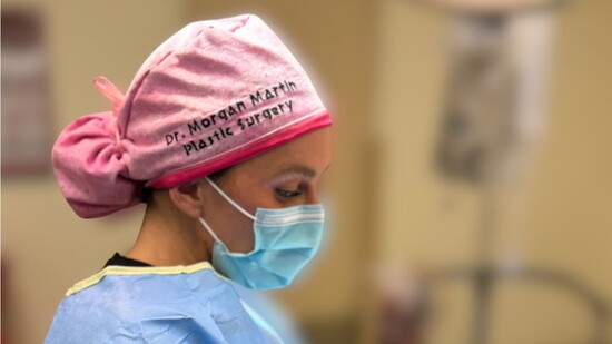 Dr. Morgan Martin at work
