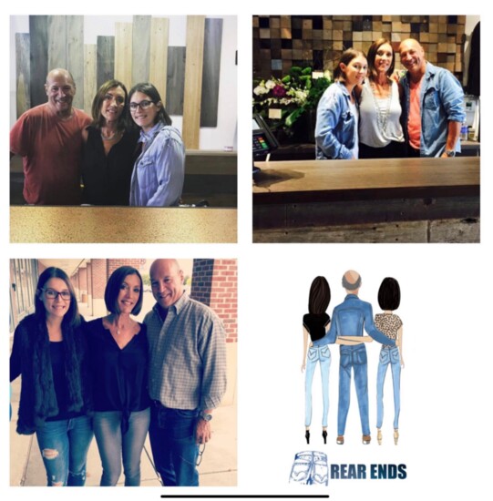 Arianna Carps along side her parents and original owners, Mark and Elaine Blumenfeld