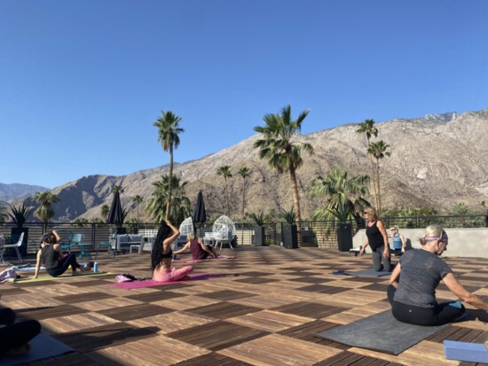 Rooftop Yoga