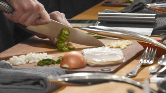 Improve your knife skills with a class at The Learning Kitchen. 