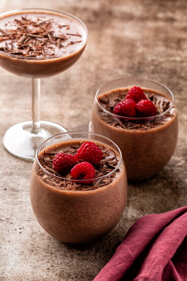 Mousse al Cioccolato e Lampone in Coppa