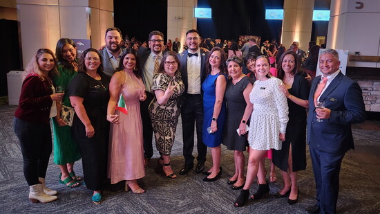 2016 cohort of the Latino Leadership Institute (an executive leadership program) at the LLI Gala 
