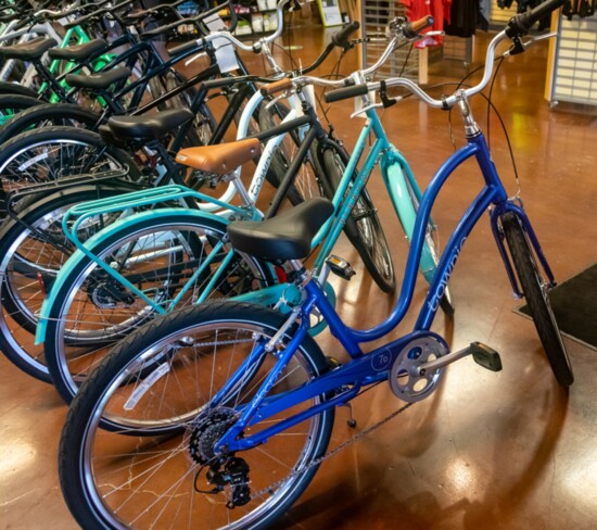 Biker's Choice offers bicycles in a variety of styles and price ranges.